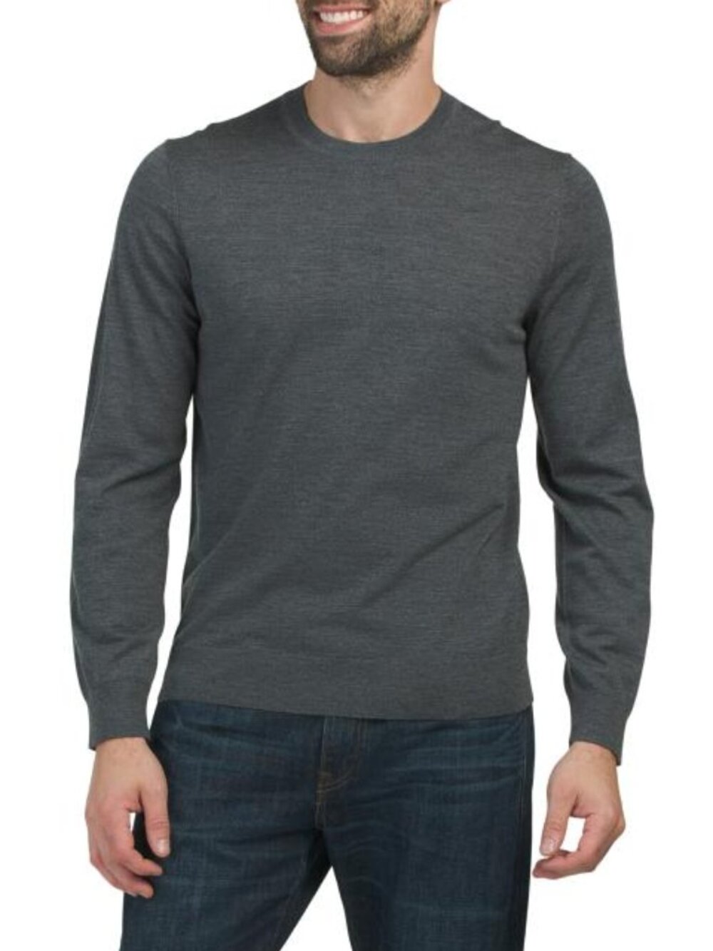 THEORY Merino Wool Crew Neck Pull Over Sweater